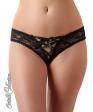 Slip in pizzo con stringatura.