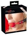 Ball Gag rossa in silicone.