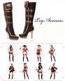 Leg Avenue: stivali mod. Anna.