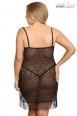 Geali - Chemise in pizzo e frange.