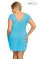 Ofeely - Chemise in tulle turchese.
