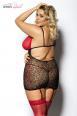 Yammy - Chemise in pizzo e tulle.