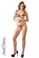 Intimo 2 pezzi minimal con ricami ed anelli.