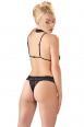 Intimo 2 pezzi in pizzo floreale con collarino.