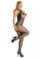 Catsuit aperto, seno libero.