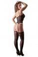 Set 3 pezzi a righe elasticizzato.