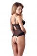 Body apribile con ricami e pendente.
