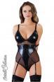 Body con aperture a zip + legature per braccia.