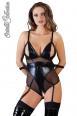 Body con aperture a zip + legature per braccia.