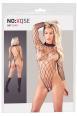 Body sgambato a rete larga con maniche.