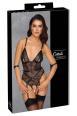 Body in pizzo con polsini e catene.