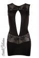 Mini abito con inserti in pizzo.