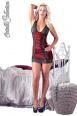Chemise con parti in pizzo e criss cross.