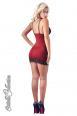 Chemise con parti in pizzo e criss cross.