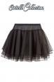Petticoat sottoveste in tulle. Nero.