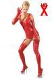 Coprigambe rosso in latex.