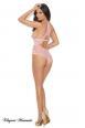 Body rosa in pizzo.