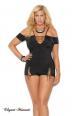 Pagliaccetto in Lycra con stringature.