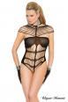 Body nero stringato.