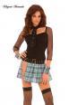 Costume Bad Girl 4 pezzi con led luminosi.