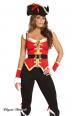Costume corsara 4 pezzi.