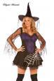 Costume strega con ragnatele 2 pezzi. XL