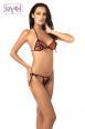 Bikini CALLIOPE damascato apribile. Rosso.