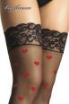 Leg Avenue: calze con cuoricini. XL