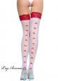 Calze con fiocchetti rossi. XL.