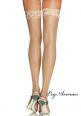 Calze con balza in pizzo e riga. XL