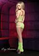 Leg Avenue: Top a rete con shorts.