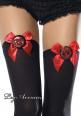 LEG AVENUE: Calze con fiocchi e teschi.