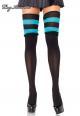 Leg Avenue: calze con balza in maglia.