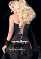 Lingerie Burlesque: bustino in raso senza spalline.