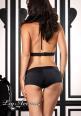 Leg Avenue: top e shorts neri.