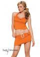 LEG AVENUE: Completo orange pop girl.