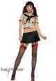Costume Girl scout (LA-83267) + corpetto (SU-90687) + scarpe (LA518KI