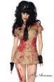 Leg Avenue: costume 3 pz. poliziotta zombie.