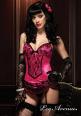 Leg Avenue Burlesque: mini abito in raso e pizzo.