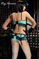 Lingerie Burlesque: intimo 3 pz. con frange.