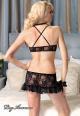 Leg Avenue: chemise in pizzo con lati scoperti.