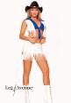 Costume cowgirl Texana in vinile. 2 pezzi.