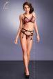 Completo intimo 3 pz. con stringature.