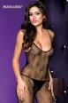 Music Legs: catsuit in pizzo floreale con scollatura a U.