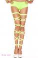 Music Legs: calze con stringhe elastiche incrociate.