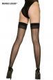 Calze velate con riga posteriore. L/XL