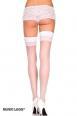 Calze velate con riga posteriore. L/XL