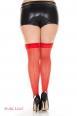 Calze velate con riga posteriore. L/XL