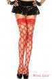Music Legs: autoreggenti a rete con disegno romboidale.