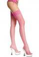 Music Legs: calze velate con pizzo e ricamo laterale. XL